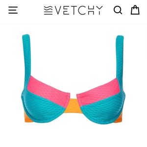 Vetchy Laguna Bathing Suit Top- Medium- NWT